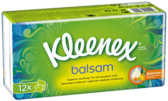 Kleenex<sup>®</sup> Balsam Taschentücher