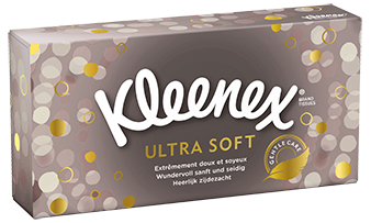 Kleenex<sup>®</sup> Ultra Soft Box und Würfel 