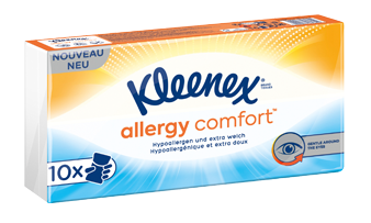 Kleenex®Allergy Comfort™- Mouchoirs étuis